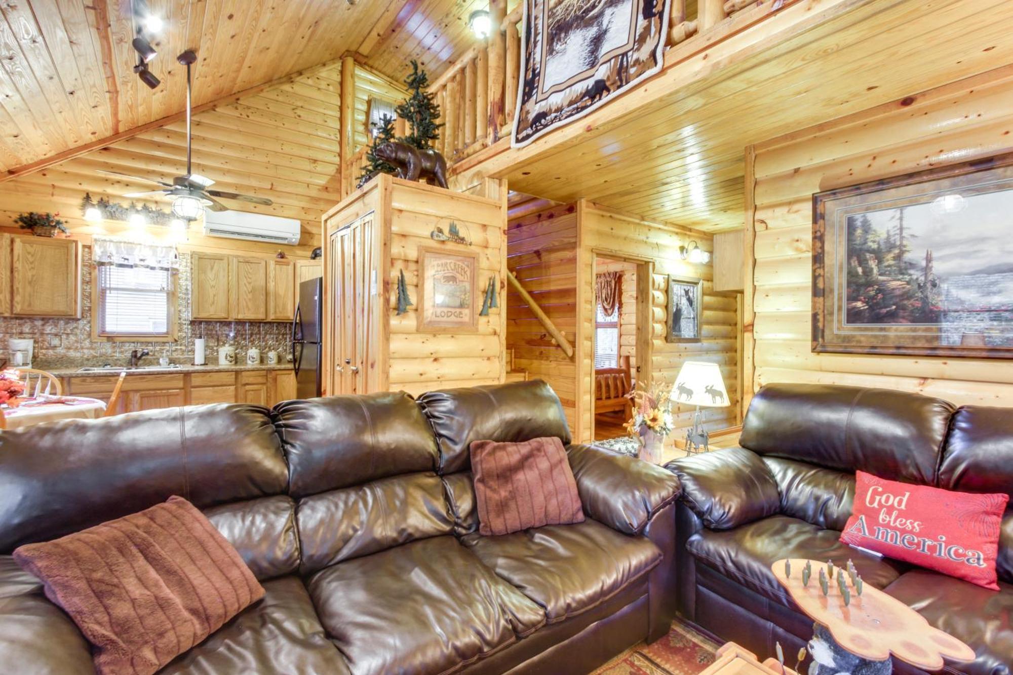 Pet-Friendly Cosby Log Cabin With Backyard And Porch! Villa Exterior photo